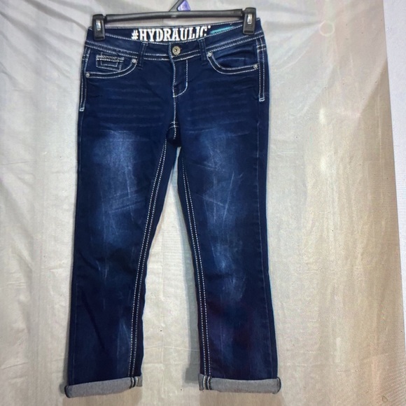 HP Hydraulic Ailey cropped skinny jeans size 5/6 - Picture 3 of 7